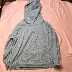 Blue Hooded Sweatshirt